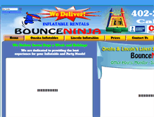 Tablet Screenshot of bounceninja.com